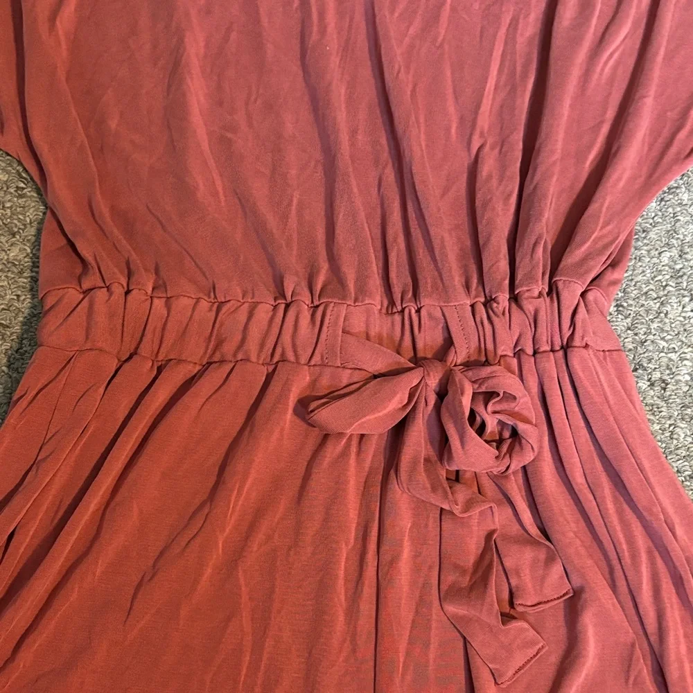 Lush Terracotta Short Sleeve Romper - Picture 3 of 6